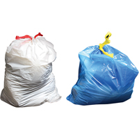 Sure-Tie&reg; Garbage Bags, Strong, 33" W x 38" L, 0.9 mils, Clear, 121.13 L (32 Gal.) Capacity TGS INDUSTRIEL