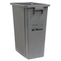 Recycling & Garbage Bin, Plastic, 16 US gal. TGS INDUSTRIEL