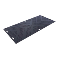 Protecteur de sol LibertyMat d'usage moyen, 4' x 8', Poly&eacute;thyl&egrave;ne haute densit&eacute;, Textur&eacute;, Noir TGS INDUSTRIEL
