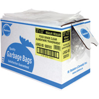 Food-Grade Garbage Bags, X-Strong, 35" W x 50" L, 0.92 mils, Clear TGS INDUSTRIEL