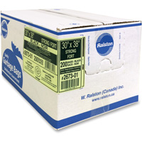 Industrial Garbage Bags, Strong, 38" W x 30" L, 0.85 mils, Black TGS INDUSTRIEL