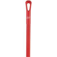 Ultra Hygiene Handle, Broom/Scraper/Squeegee, Red, Ergonomic, 59" L TGS INDUSTRIEL