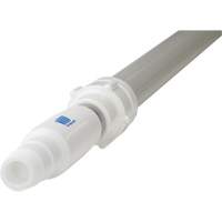 Handle, Broom/Scraper/Squeegee, White, Telescopic, 62" - 113" L TGS INDUSTRIEL