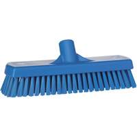 Deck & Wall Scrub Brush, Stiff Bristles, 12", Polyester, Blue TGS INDUSTRIEL