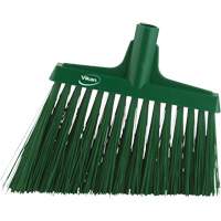 T&ecirc;te de balai oblique, Crins Extra-ferme, 12", Polyester, Vert TGS INDUSTRIEL