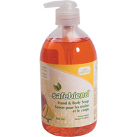 Savon pour les mains & le corps, 500 ml, Mangue papaye, Bouteille TGS INDUSTRIEL