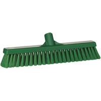 Small Particle Push Broom Head, Fine Bristles, 16-1/2", Polyester, Green TGS INDUSTRIEL