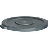 Couvercle pour contenant &agrave; d&eacute;chets, Couvercle plat, Plastique, Convient aux contenants 22" dia. TGS INDUSTRIEL