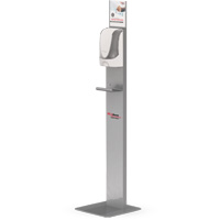 Support de plancher pour distributeur de d&eacute;sinfectant pour les mains sans contact TGS INDUSTRIEL