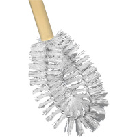 Brosse &agrave; cuvettes HD &agrave; broche torsad&eacute;e, 20" l, Soies Polypropyl&egrave;ne, Jaune TGS INDUSTRIEL