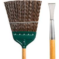 Track & Switch Broom with Heavy-Duty Forged Chisel, Wood Handle, Polypropylene Bristles, 55" L TGS INDUSTRIEL