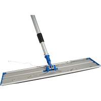 Support de vadrouille &agrave; &eacute;pousseter Static Attack avec manche t&eacute;lescopique, 24", Aluminium TGS INDUSTRIEL