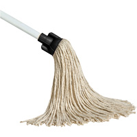 Vadrouille &agrave; laver amovible &agrave; franges boucl&eacute;es, Coton, 12 oz, Style Coup&eacute; TGS INDUSTRIEL