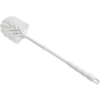 Brosse &agrave; cuvettes, 15-1/2" l, Soies Polypropyl&egrave;ne, Rouge/Blanc TGS INDUSTRIEL