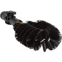 Drain Cleaning Brush, Stiff Bristles, 11" Long, Black TGS INDUSTRIEL