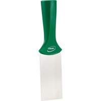 Handle-Mounted Stainless Steel Scraper, Green, 2" W x 8" L TGS INDUSTRIEL