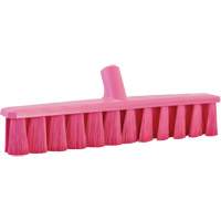 UST Soft Push Broom, Fine Bristles, 15-1/4", Polyester, Pink TGS INDUSTRIEL