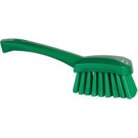 Short-Handled Washing Brush, Soft Bristles, 10-1/2" Long, Green TGS INDUSTRIEL