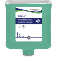 Nettoyant pour les mains, les cheveux et le corps Estesol, 2 L, For&ecirc;t tropicale, Cartouche en plastique TGS INDUSTRIEL