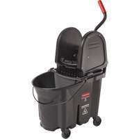 Seau et essoreuse Wavebrake, Pression vers le bas, 8,75 gal. US (35 pintes), Noir TGS INDUSTRIEL