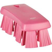 UST Hand Brush, Stiff Bristles, 6-9/10" Long, Pink TGS INDUSTRIEL