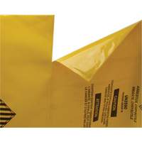 Doublures pour d&eacute;chets dangereux, Amiante, 40" lo x 26" la, 3 mils TGS INDUSTRIEL