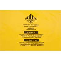 Doublures pour d&eacute;chets dangereux, Amiante, 40" lo x 26" la, 3 mils TGS INDUSTRIEL