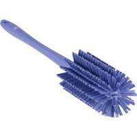 Medium Brush with Handle, Stiff Bristles, 17" Long, Purple TGS INDUSTRIEL