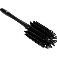 Brosse moyenne avec manche, Soies Ferme, Longueur de 17", Noir TGS INDUSTRIEL