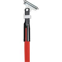 Manche rouge pour vadrouille &agrave; &eacute;pousseter Clipper, Fibre de verre, 1" dia, 60" lo TGS INDUSTRIEL