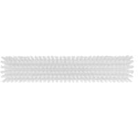 Push Broom Head, Fine/Stiff Bristles, 16-1/2", Polyester/Polypropylene, White TGS INDUSTRIEL
