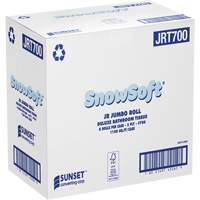 Papier hygi&eacute;nique de luxe Snowsoft, Rouleau G&eacute;ant, 2 Pli, Blanc TGS INDUSTRIEL