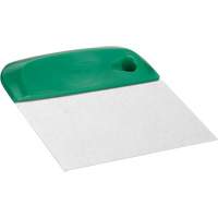 Flexible Stainless Steel Dough Cutter/Scraper, Green, 4-1/2" W x 5-3/4" L TGS INDUSTRIEL