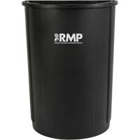 Poubelle demi-ronde, Poly&eacute;thyl&egrave;ne, 21 gal. US TGS INDUSTRIEL