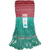 Wide-Band Mop Head, Antimicrobial/Floor Finishing/Specialty, Cotton/Rayon/Synthetic, Loop Style TGS INDUSTRIEL