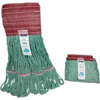 Wide-Band Mop Head, Antimicrobial/Floor Finishing/Specialty, Cotton/Rayon/Synthetic, Loop Style TGS INDUSTRIEL
