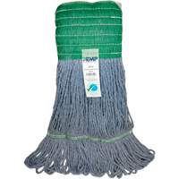 Wide-Band Mop Head, Antimicrobial/Floor Finishing/Specialty, Cotton/Rayon/Synthetic, Loop Style TGS INDUSTRIEL
