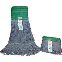 Wide-Band Mop Head, Antimicrobial/Floor Finishing/Specialty, Cotton/Rayon/Synthetic, Loop Style TGS INDUSTRIEL