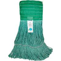 Wide-Band Mop Head, Antimicrobial/Floor Finishing/Specialty, Cotton/Rayon/Synthetic, Loop Style TGS INDUSTRIEL