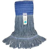 Wide-Band Mop Head, Antimicrobial/Floor Finishing/Specialty, Cotton/Rayon/Synthetic, Loop Style TGS INDUSTRIEL