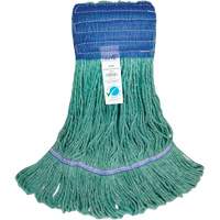 Wide-Band Mop Head, Antimicrobial/Floor Finishing/Specialty, Cotton/Rayon/Synthetic, Loop Style TGS INDUSTRIEL