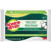 Scotch-Brite&reg; Heavy Duty Scrub Sponge, Scrubbing, 2-3/5" W x 4-2/5" L TGS INDUSTRIEL