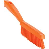 Brosse &agrave; main &eacute;troite &agrave; manche court, Soies Tr&egrave;s ferme, Longueur de 11-4/5", Orange TGS INDUSTRIEL