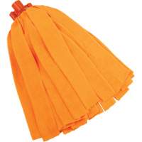 Vadrouille &agrave; fente, orange, Microfibre, Style Coup&eacute; TGS INDUSTRIEL