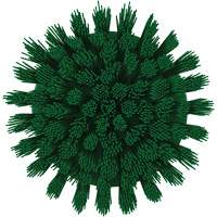 Brosse ronde HyDrive pour perceuse, Soies Tr&egrave;s ferme, Longueur de 3-1/10", Vert TGS INDUSTRIEL