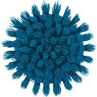 Brosse ronde HyDrive pour perceuse, Soies Tr&egrave;s ferme, Longueur de 3-1/10", Bleu TGS INDUSTRIEL