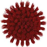 Brosse ronde HyDrive pour perceuse, Soies Tr&egrave;s ferme, Longueur de 3-1/10", Rouge TGS INDUSTRIEL