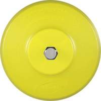 Brosse ronde HyDrive pour perceuse, Soies Tr&egrave;s ferme, Longueur de 3-1/10", Jaune TGS INDUSTRIEL