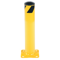 Safety Bollard, Steel, 24" H x 4.5" W, Yellow TGS INDUSTRIEL