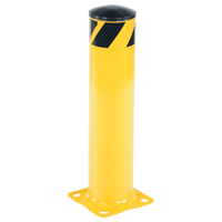 Safety Bollard, Steel, 24" H x 5-1/2" W, Yellow TGS INDUSTRIEL